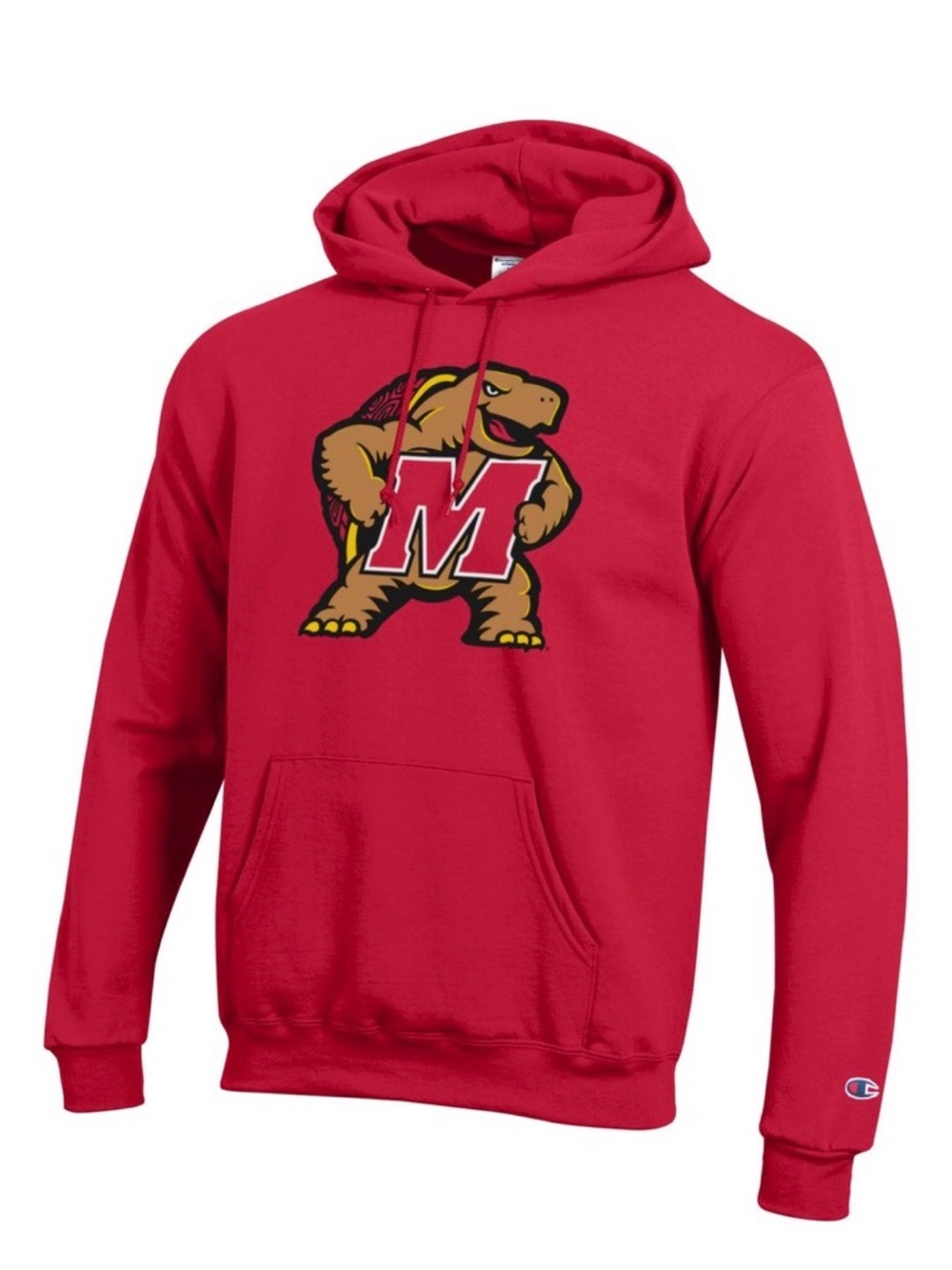 Champion University of Maryland Terrapins‎ Red Hoodie Small